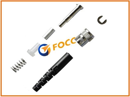 China Flexible Fast ST Fiber Optic Connector With Ceramic Ferrule , Waterproof supplier